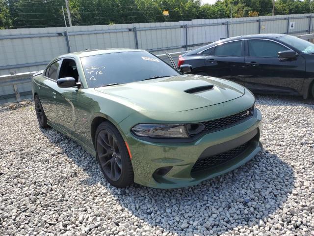 2C3CDXGJ3PH519692 - 2023 DODGE CHARGER SCAT PACK GREEN photo 4