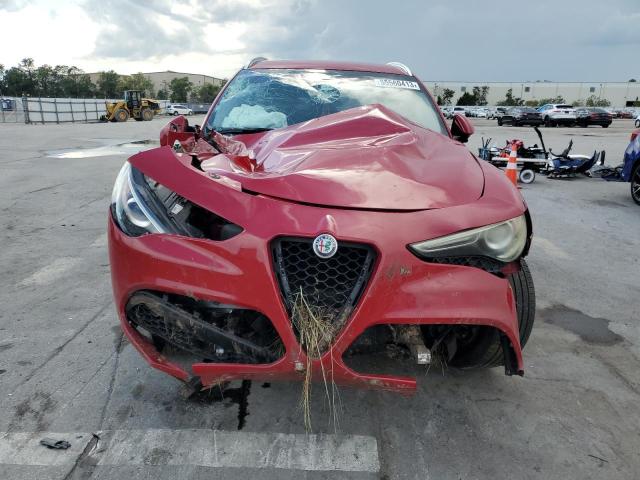 ZASPAJAN7K7C38604 - 2019 ALFA ROMEO STELVIO RED photo 5