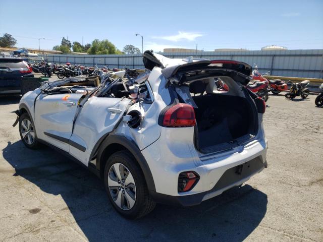 KNDCB3LC4L5396522 - 2020 KIA NIRO LX SILVER photo 3