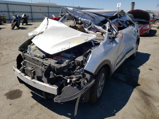 KNDCB3LC4L5396522 - 2020 KIA NIRO LX SILVER photo 9