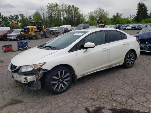 19XFB2F9XEE003122 - 2014 HONDA CIVIC EXL თეთრი ფოტო 1