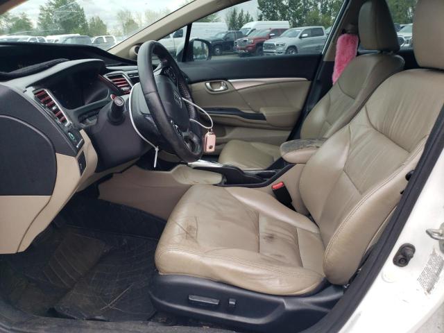 19XFB2F9XEE003122 - 2014 HONDA CIVIC EXL თეთრი ფოტო 7