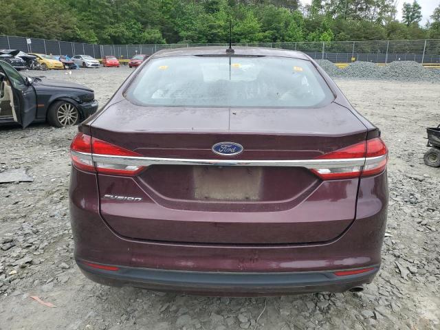 3FA6P0G72HR243870 - 2017 FORD FUSION S BURGUNDY photo 6