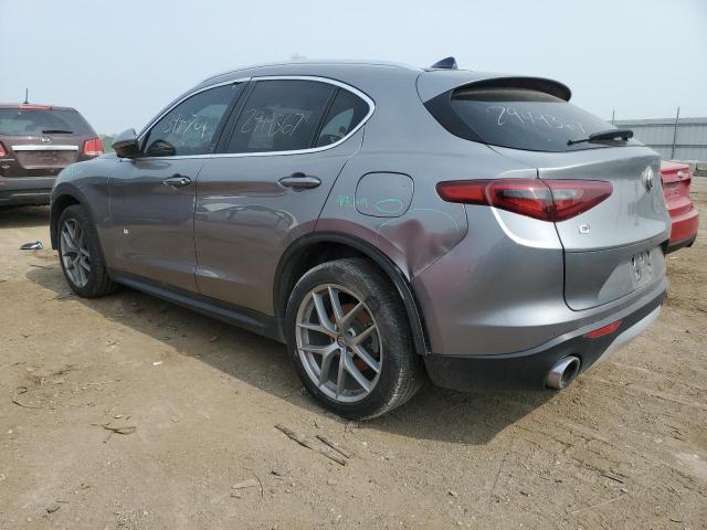 ZASFAKBN4J7B94706 - 2018 ALFA ROMEO STELVIO TI GRAY photo 2