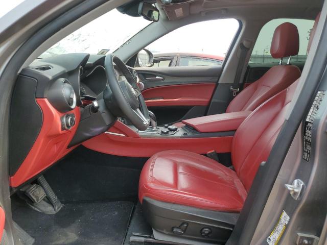 ZASFAKBN4J7B94706 - 2018 ALFA ROMEO STELVIO TI GRAY photo 7