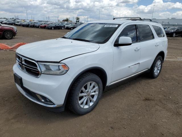 1C4RDJAG1EC576683 - 2014 DODGE DURANGO SXT WHITE photo 1