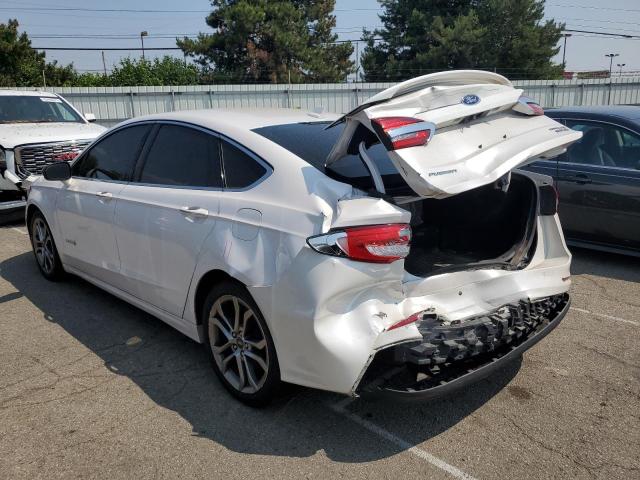 3FA6P0RU5KR227091 - 2019 FORD FUSION TITANIUM WHITE photo 2