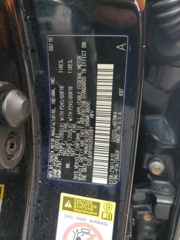 5TDJKRFHXGS503381 - 2016 TOYOTA HIGHLANDER XLE BLACK photo 13