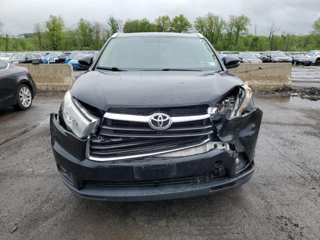 5TDJKRFHXGS503381 - 2016 TOYOTA HIGHLANDER XLE BLACK photo 5
