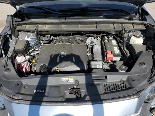 5TDGZRAH5MS039568 - 2021 TOYOTA HIGHLANDER XLE SILVER photo 12