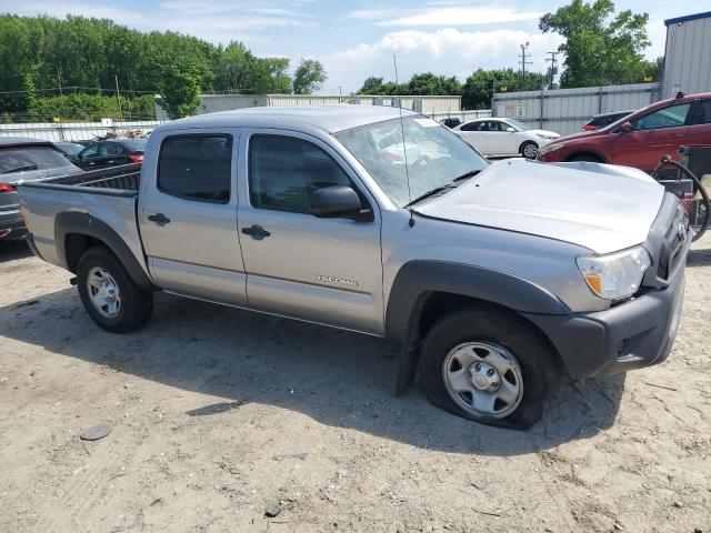 5TFJX4GN3FX047600 - 2015 TOYOTA TACOMA DOUBLE CAB PRERUNNER SILVER photo 4