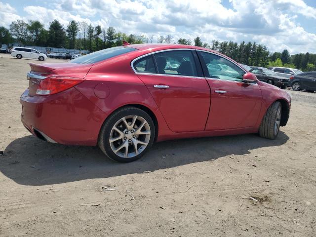2G4GV5GV0D9249534 - 2013 BUICK REGAL GS Қызыл фото 3
