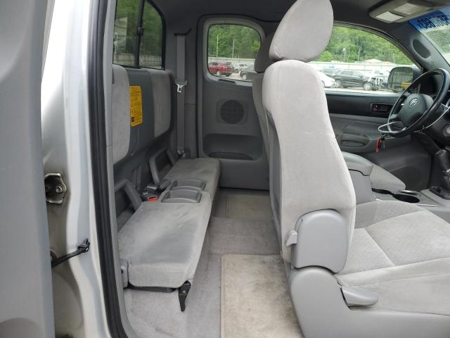 5TEUX42NX8Z566319 - 2008 TOYOTA TACOMA ACCESS CAB ვერცხლისფერი ფოტო 10