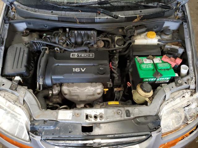 KL1TD566X6B551597 - 2006 CHEVROLET AVEO BASE GRAY photo 11