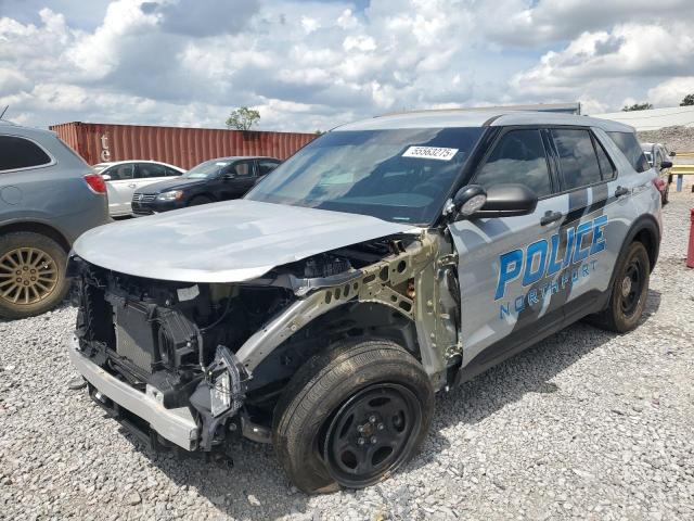 1FM5K8AB9PGA36524 - 2023 FORD EXPLORER POLICE INTERCEPTOR 银色 照片 1