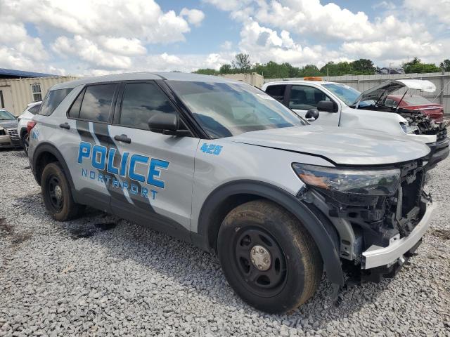 1FM5K8AB9PGA36524 - 2023 FORD EXPLORER POLICE INTERCEPTOR 银色 照片 4