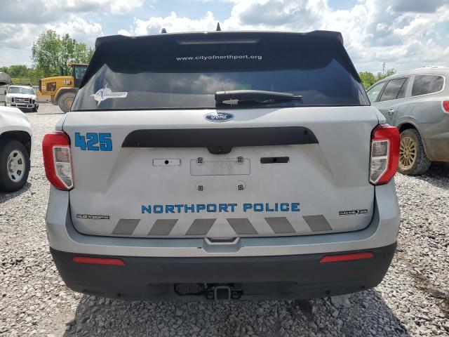 1FM5K8AB9PGA36524 - 2023 FORD EXPLORER POLICE INTERCEPTOR 银色 照片 6
