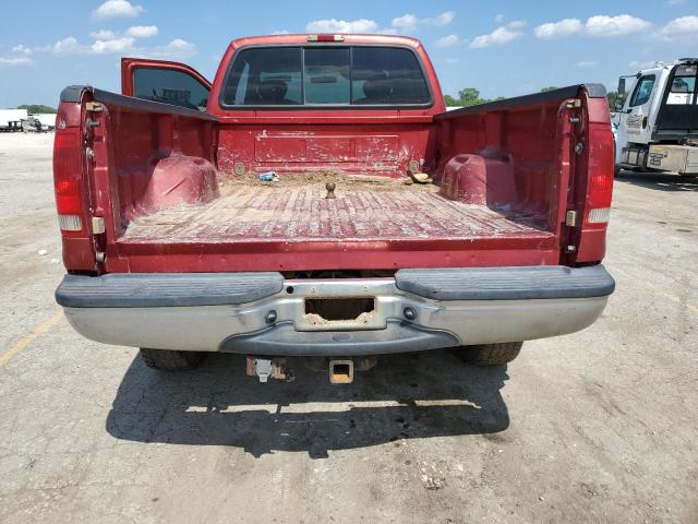 1FTSX31F13EB10460 - 2003 FORD F350 SRW SUPER DUTY RED photo 6