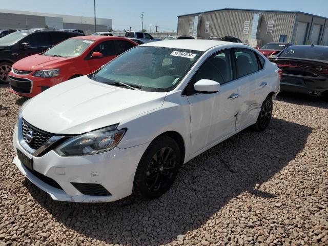3N1AB7APXGY308461 - 2016 NISSAN SENTRA S WHITE photo 1