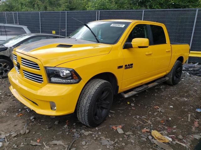 1C6RR7MT3GS323264 - 2016 RAM 1500 SPORT YELLOW photo 1