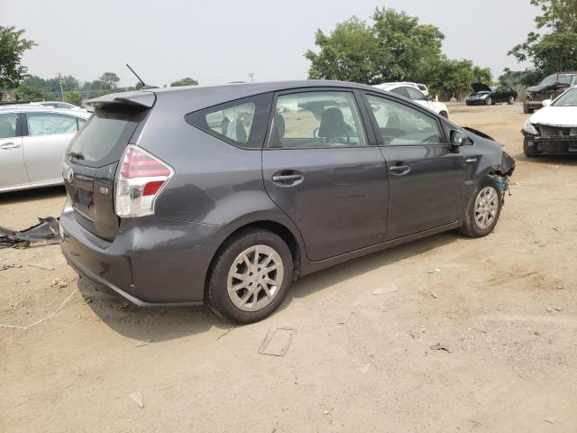 JTDZN3EU5FJ026120 - 2015 TOYOTA PRIUS V GRAY photo 3