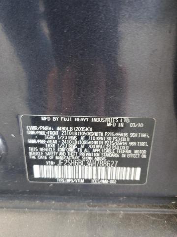 JF2SH6BC3AH788627 - 2010 SUBARU FORESTER XS Gümüş foto 13