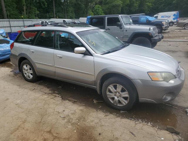 4S4BP62C957356178 - 2005 SUBARU LEGACY OUTBACK 2.5I LIMITED SILVER photo 4