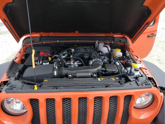 1C4HJXDG7PW676873 - 2023 JEEP WRANGLER SPORT ORANGE photo 12