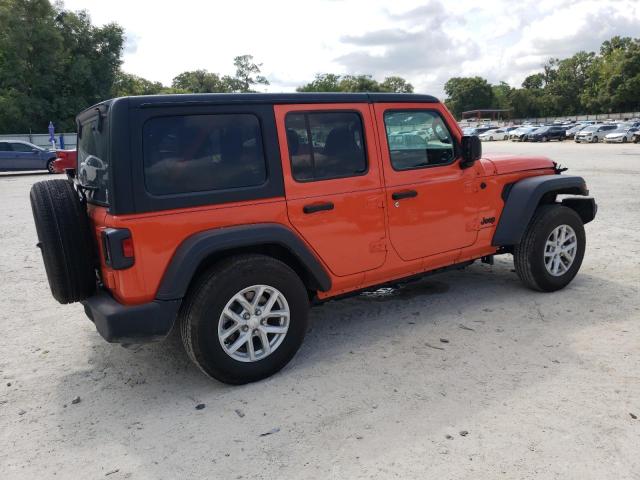 1C4HJXDG7PW676873 - 2023 JEEP WRANGLER SPORT ORANGE photo 3