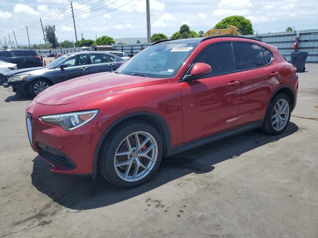 ZASFAKNN3J7B79075 - 2018 ALFA ROMEO STELVIO TI SPORT RED photo 1