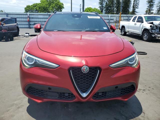ZASFAKNN3J7B79075 - 2018 ALFA ROMEO STELVIO TI SPORT RED photo 5