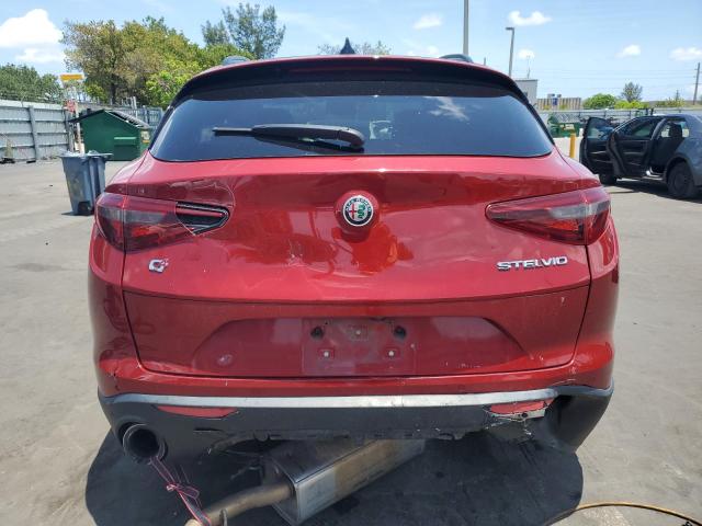 ZASFAKNN3J7B79075 - 2018 ALFA ROMEO STELVIO TI SPORT RED photo 6