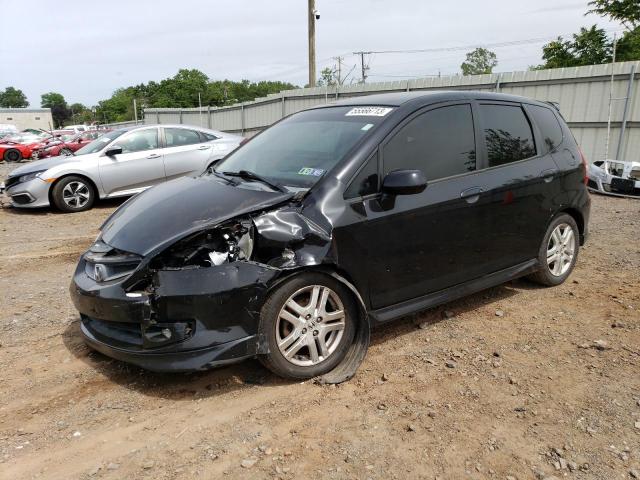JHMGD38607S050472 - 2007 HONDA FIT S 黑色 照片 1