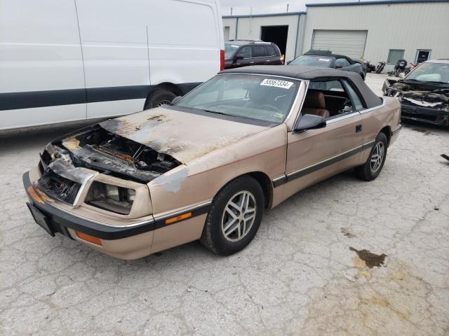 1C3XJ45K9JG438476 - 1988 CHRYSLER LEBARON TAN photo 1