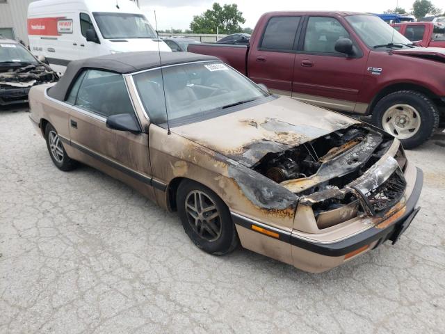 1C3XJ45K9JG438476 - 1988 CHRYSLER LEBARON TAN photo 4