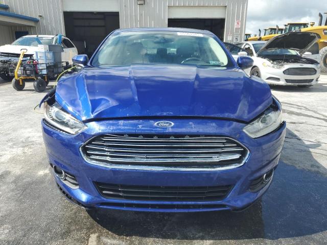 3FA6P0G77GR231146 - 2016 FORD FUSION S BLUE photo 5