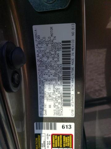 3TMJU4GN6AM095311 - 2010 TOYOTA TACOMA DOUBLE CAB PRERUNNER BROWN photo 12