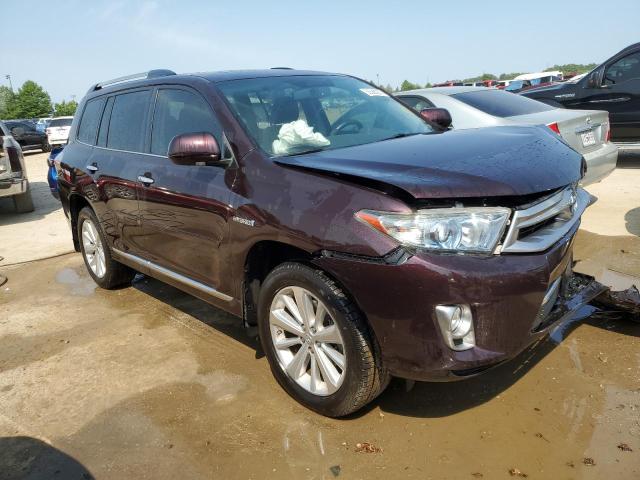 JTEDC3EH1B2001752 - 2011 TOYOTA HIGHLANDER HYBRID LIMITED PURPLE photo 4