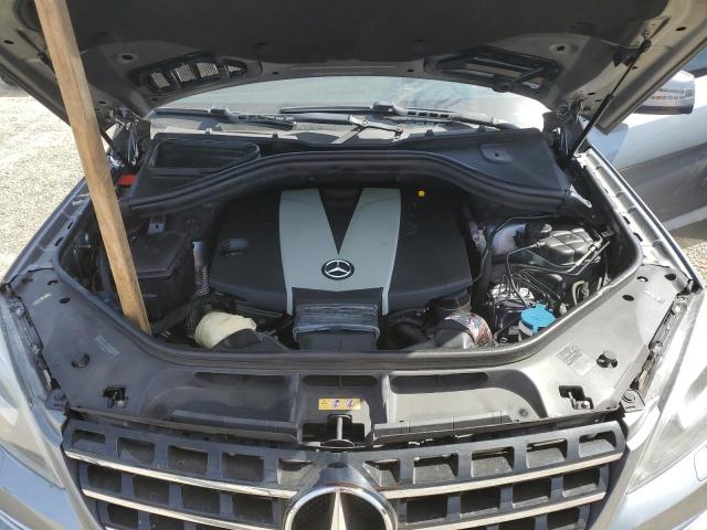 4JGDA2EB4CA083379 - 2012 MERCEDES-BENZ ML 350 BLUETEC GRAY photo 12