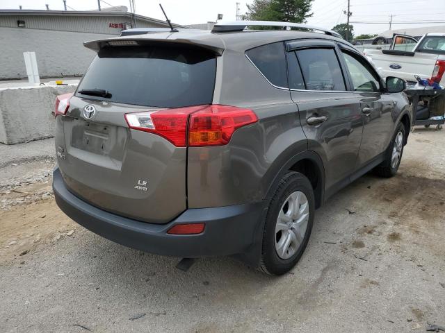 JTMBFREV2ED055498 - 2014 TOYOTA RAV4 LE TAN photo 3