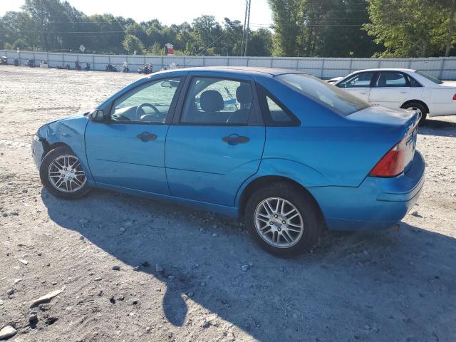 1FAHP34N77W140050 - 2007 FORD FOCUS ZX4 BLUE photo 2