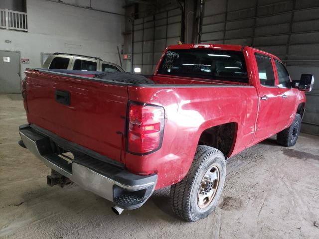 1GC1KVEG7FF130137 - 2015 CHEVROLET SILVERADO K2500 HEAVY DUTY LT RED photo 4