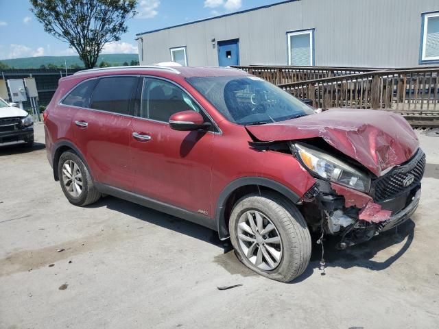 5XYPGDA35HG264864 - 2017 KIA SORENTO LX RED photo 4