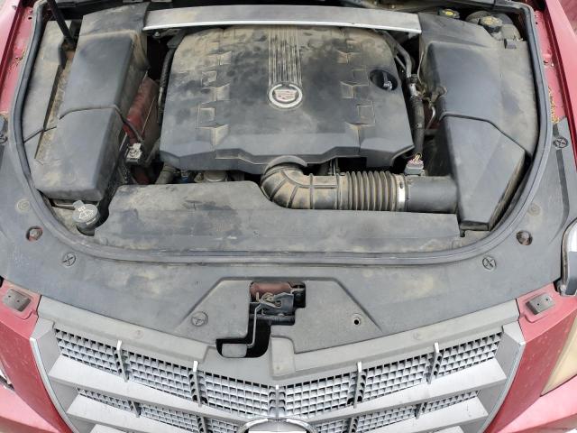 1G6DJ5EY7B0149392 - 2011 CADILLAC CTS PERFORMANCE COLLECTION Kırmızı fotoğraf 11