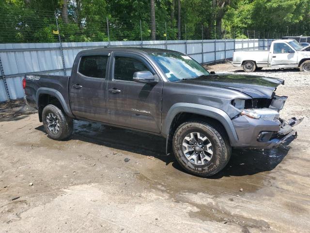 3TMCZ5AN9JM125281 - 2018 TOYOTA TACOMA DOUBLE CAB GRAY photo 4