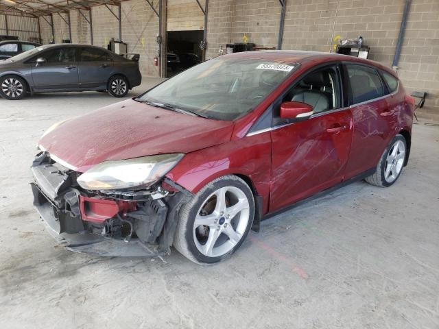 1FADP3N2XDL155464 - 2013 FORD FOCUS TITANIUM RED photo 1