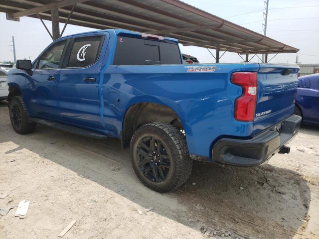 3GCUDFET8NG622523 - 2022 CHEVROLET 1500 K1500 LT TRAIL BOSS BLUE photo 2