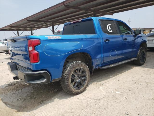 3GCUDFET8NG622523 - 2022 CHEVROLET 1500 K1500 LT TRAIL BOSS BLUE photo 3