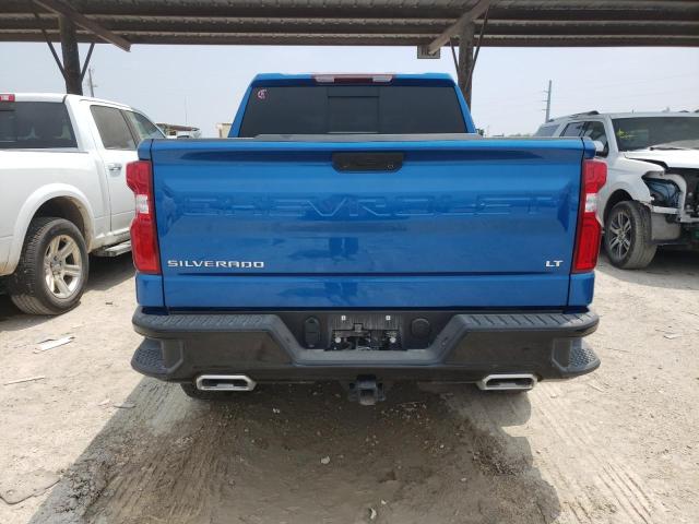 3GCUDFET8NG622523 - 2022 CHEVROLET 1500 K1500 LT TRAIL BOSS BLUE photo 6