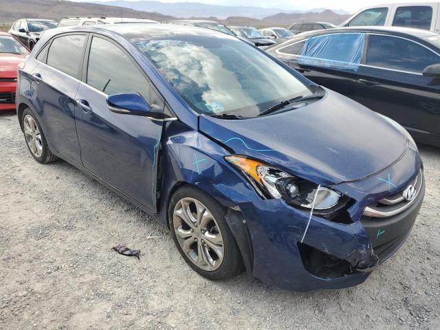 KMHD35LE3DU110774 - 2013 HYUNDAI ELANTRA GT BLUE photo 4